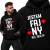 BLUZA ŚMIESZNA  FAJNY ALE ZAJETY NAPIS BIAŁY